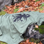 Cotton T-shirt with Kastrioti eagle