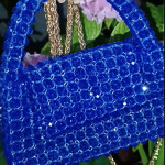 Blue edition . Cristal bag