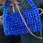 Blue edition . Cristal bag