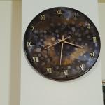 Resin clock