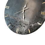 Resin clock