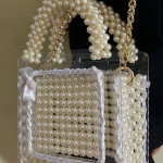 Pearls bag handmade