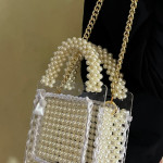 Pearls bag handmade